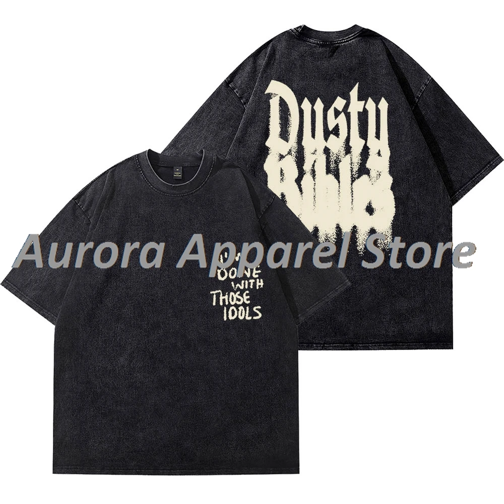 

Josiah Queen Dusty Bibles, винтажные стираемые футболки 2025 Tour Merch, женская и мужская хлопковая футболка с коротким рукавом