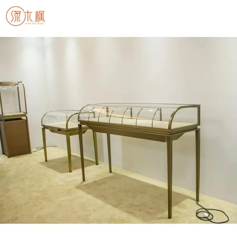 Display Case Small Jewelry Display Showcase Modern Jewelry Display Case Glass Showcase Factory Direct Sale