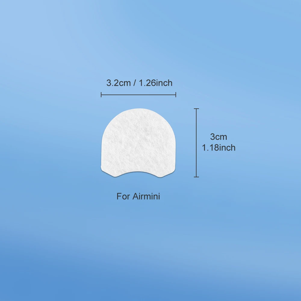 10PCS CPAP Filters for AirMini & 3PCS Humidifier for HUMIDX Plus, Disposable Replacement Filters and HME Plus, for Clean Airflow