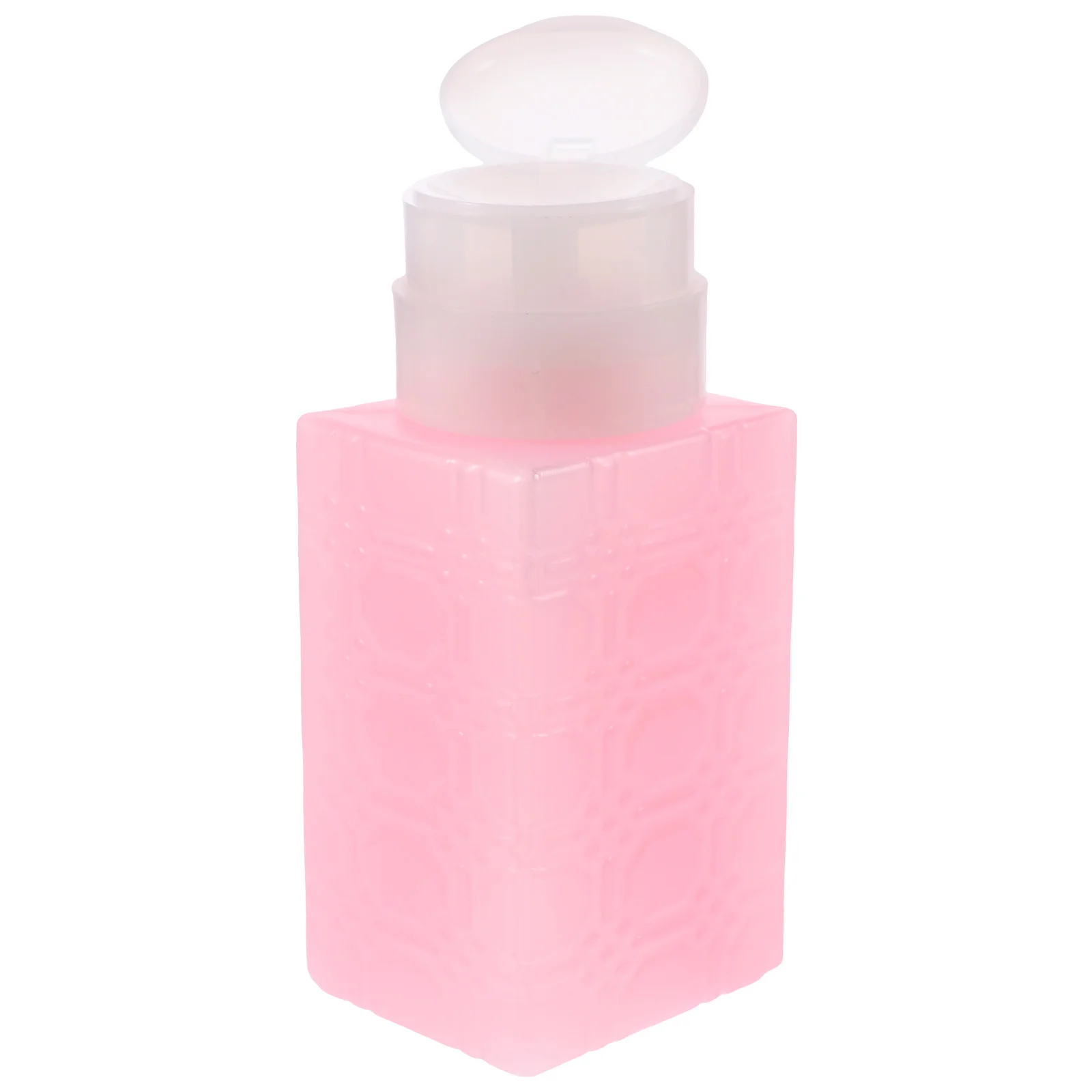 Flacone con pompa portatile riutilizzabile di grande capacità per struccante per dispenser di liquidi da viaggio per dispenser di liquidi per nail art