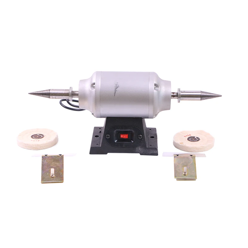 Double Motor Dental Lab Cutting and Polishing Lathe for Dental Castings and Jewelry