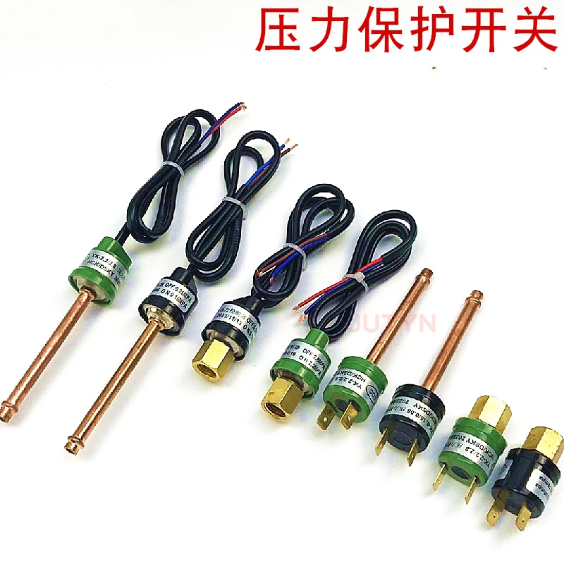 Air Conditioner High Low Pressure Sensor Controller Protection Open Switch Air Compressor Heat Pump Parts