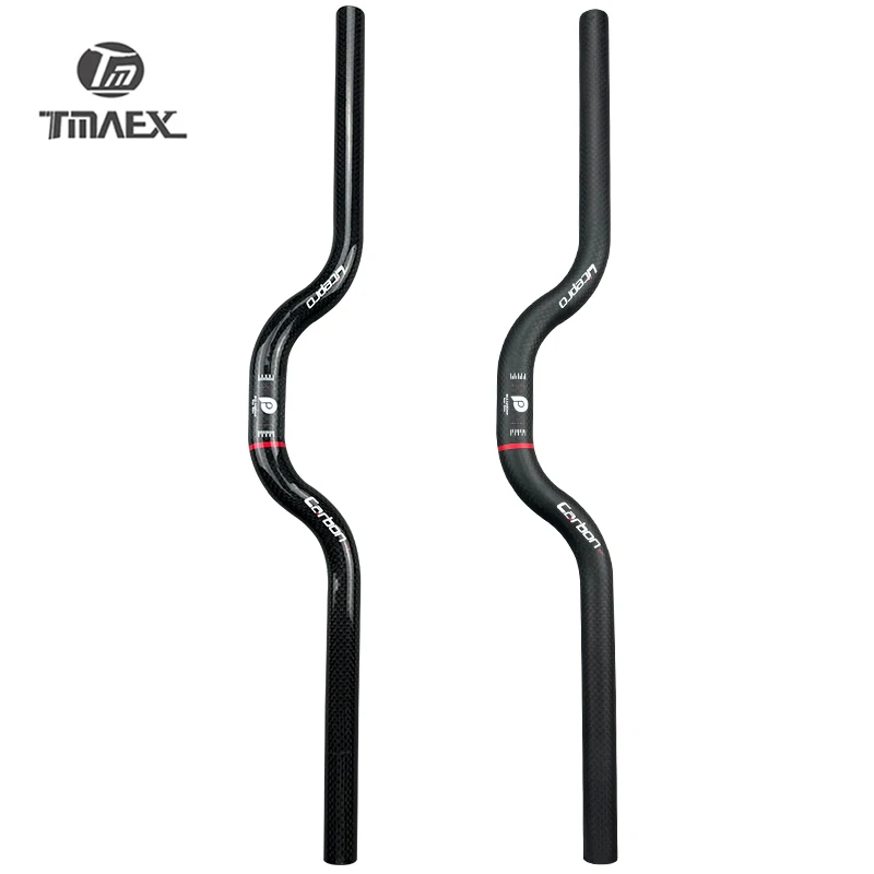 TMAEX-Folding Bike M Handlebar or U Handlebar, Super Light, Carbon Fiber, Integrated Process Accessory