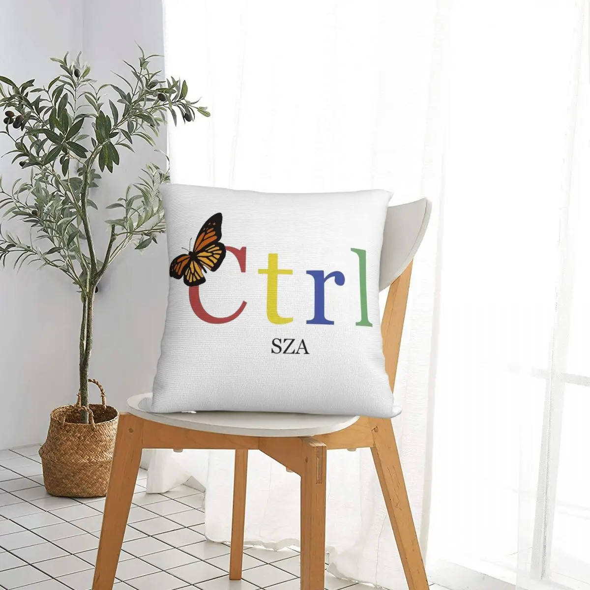 Harajuku Streetwear Rapper Hip Hop Square Pillow Case Cushions for Sofa SZA Custom Pillowcase
