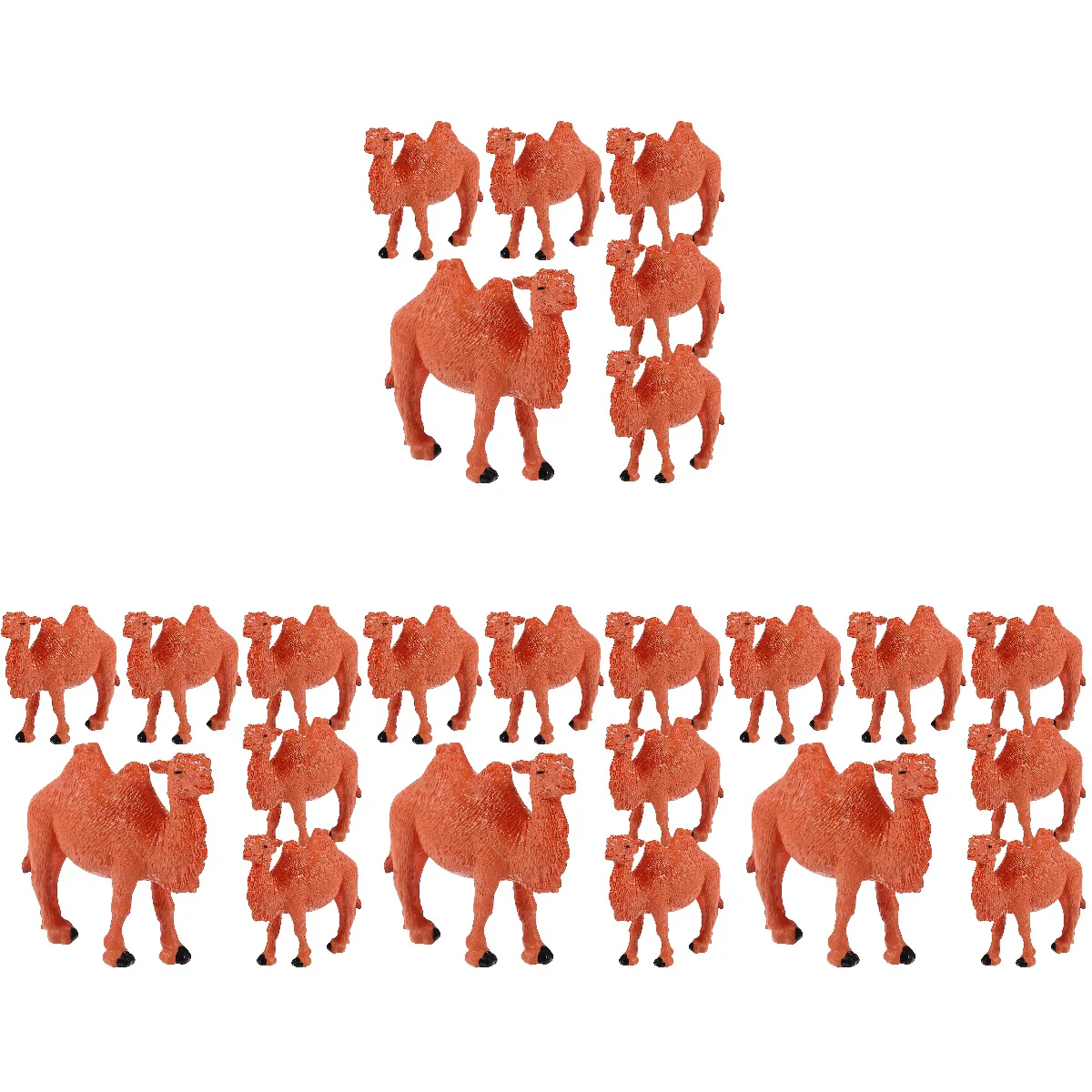 

24 Pcs Tiny Camel Figurines Lifelike Animal Models Toys Miniature Landscape Ornaments camel model camel ornaments