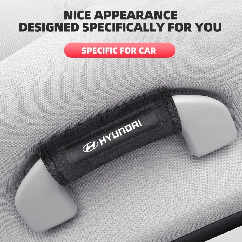 Car Emblem Roof Handle Protection Pull Gloves For Hyundai I30 I20 IX35 I40 Tucson Getz Sonata Veloster Elantra Solaris Creta view 2