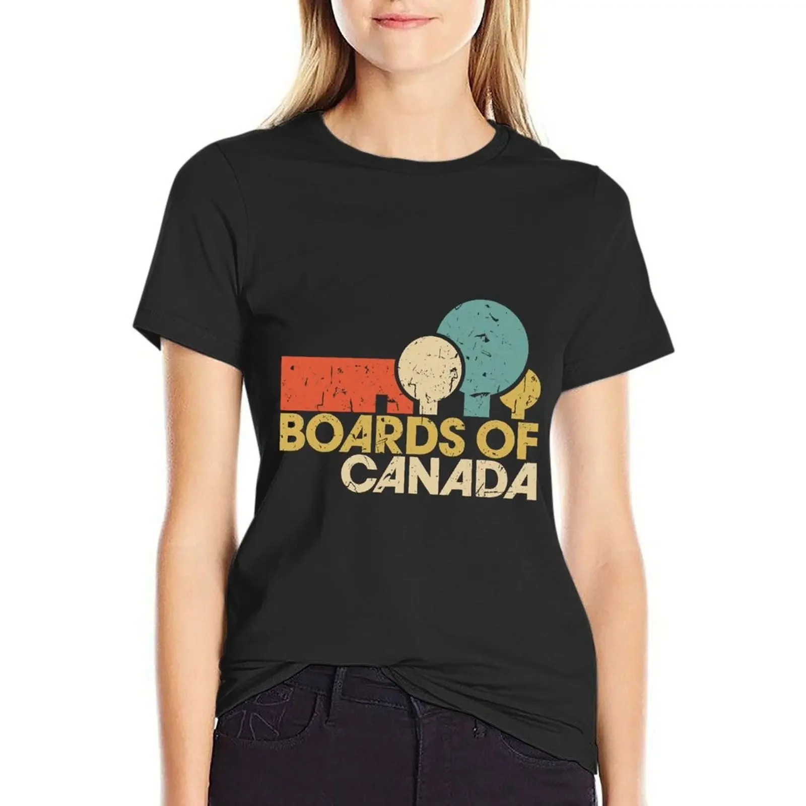 BOARDS OF CANADA in cramped quarters T-shirt summer clothes hippie clothes graphics Woman T-shirts