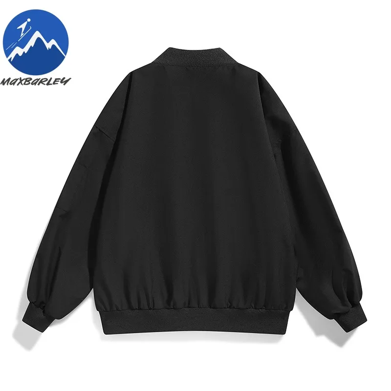 Maxbarley Vintage Male Jacket 2025 Autumn Fashionable Camping Windproof Coat Hip Hop Streetwear Premium Quality Casual Outerwear