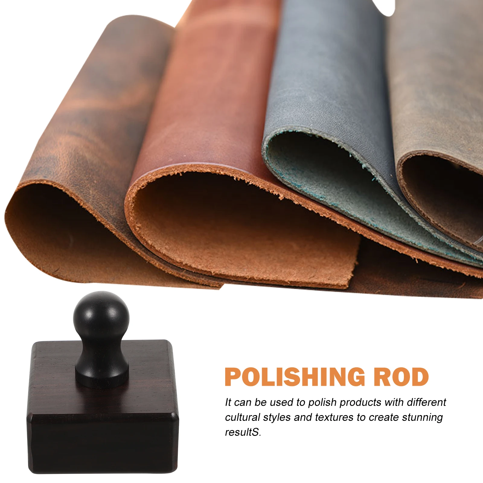 

Burnishing Tool Wooden Polishing Edge Burnisher Durable Wear-Resistant DIY Craft Projects Burnishing Tool