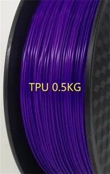 0.5KG TPU 95A cheap 3D Printer filament 1.75mm 500g Flex Soft Elastomer Rubber Material for 3D Printer Consumables