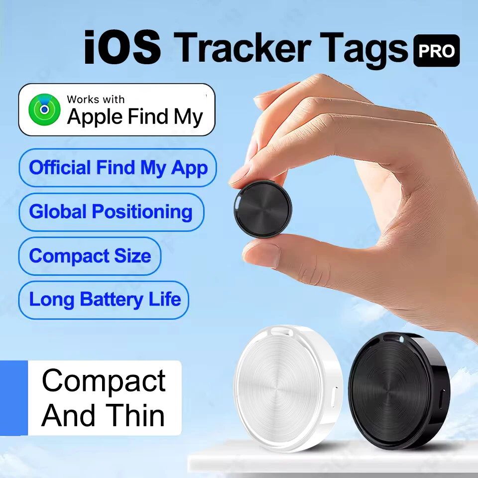 

2026 Mini GPS Tracker For Apple iOS System Find My APP Finder Wallet Key Bike Bag Loss Tracker Smart Bluetooth Tracker