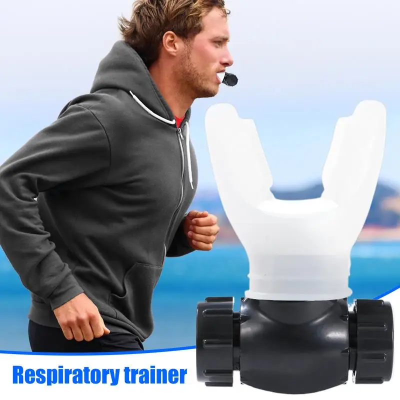 New vital capacity lung function mouthpiece muscle respirator Durable Fitness Exerciser Increases Lung Capacity Adjust Breath