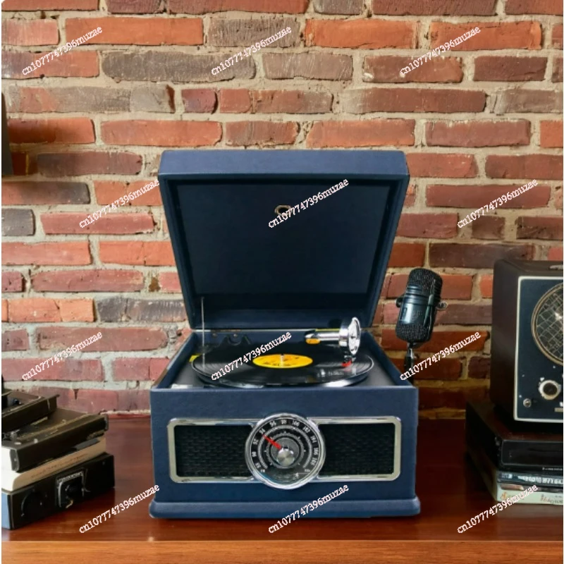 Vinyl record player Retro phonograph Bluetooth speaker CD player Living room European vinyl record player