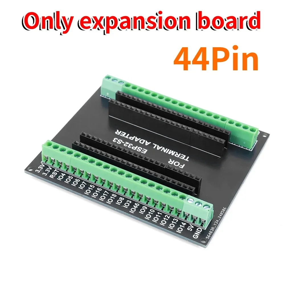 ESP32 S3 Entwicklungsboard S3-DevKitC-1 Bluetooth 2.4G WLAN-Modul für Arduino 8MB PSRAM 16MB FLASH N16R8 Dual Type-C 44P