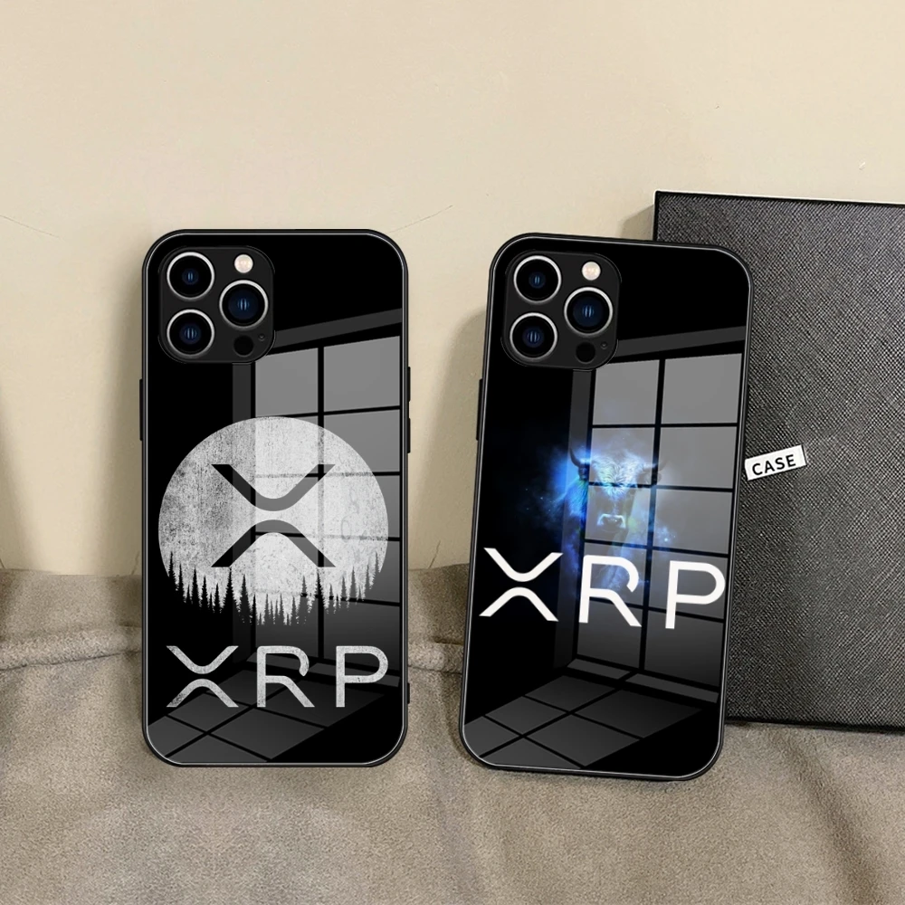 

Xrp Ripple Crypto Millionaire Ripple Phone Case Tempered Glass For IPhone 16 15 Promax 14 13 Pro 12 11 plus X XS XR Covers