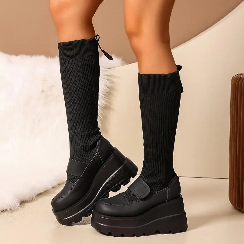 botas-elasticas-de-color-negro-liso-con-suela-gruesa-para-mujer-botines-hasta-la-rodilla-con-plataforma-gruesa-sexys-para-fiesta-otono