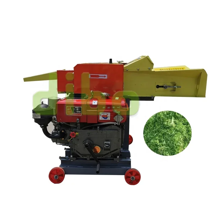 Feed Processing Machine Poultry Animal Feed Machine Grass Chopper Diesel/electric/gasoline Pulverizer Silage Chaff Cutter