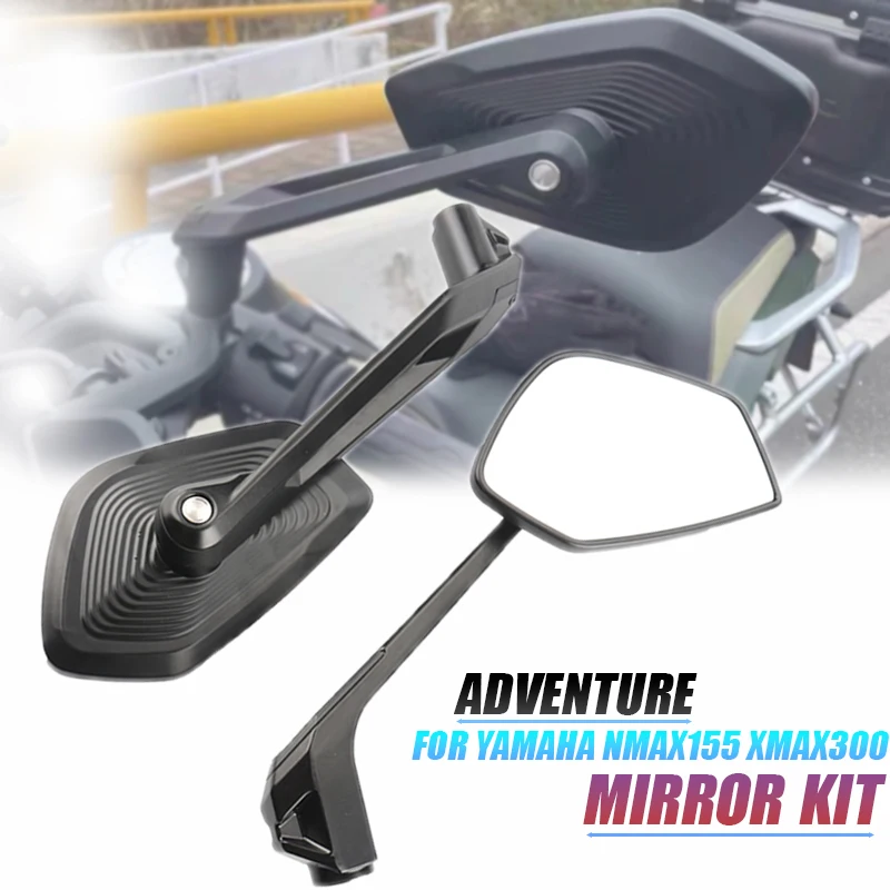 

for Yamaha NMAX155 XMAX300 modified reflector aluminum alloy wide-angle anti glare reversing mirror