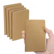 kraft notebook front