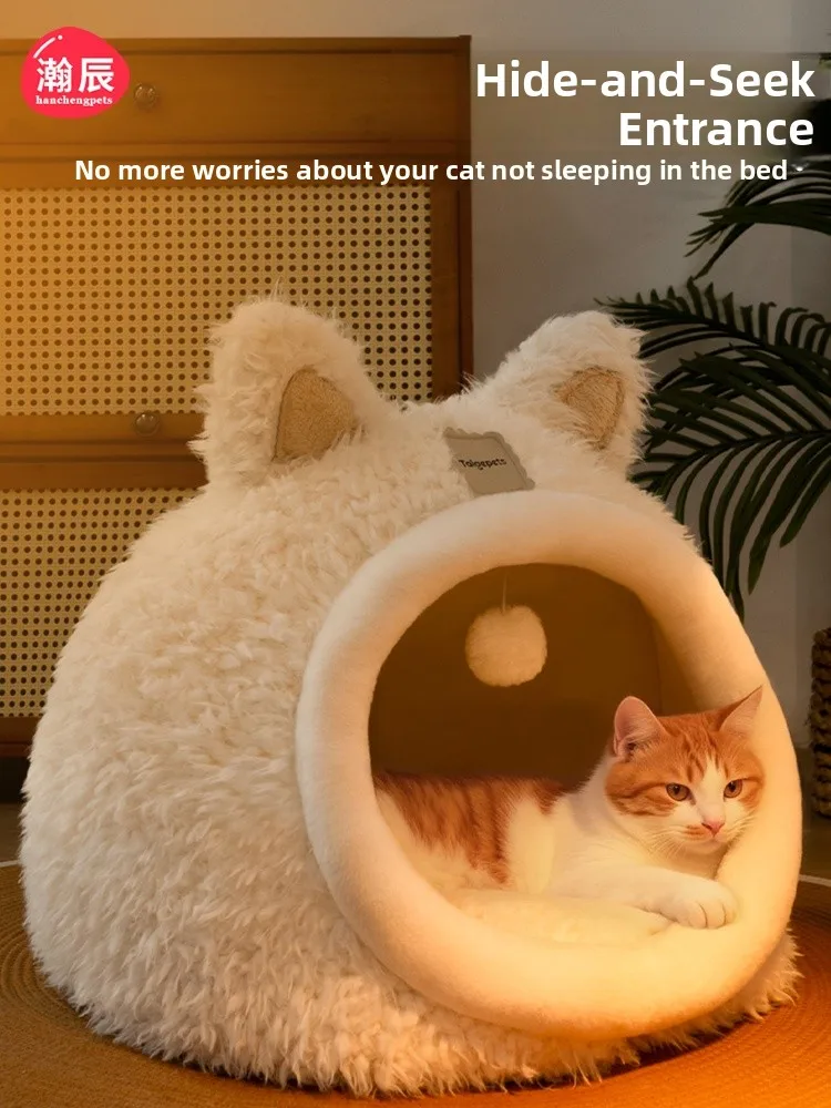 

Large Size House Villa Winter Warmth Closed Sle elter Securi Comfort Four Seasons Universal Pet Supplies