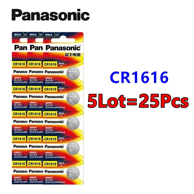 5-30pcs Original Panasonic 3V CR1616 CR 1616 Button Batteries Cell Coin Lithium Battery For Watch Electronic Toy Calculators