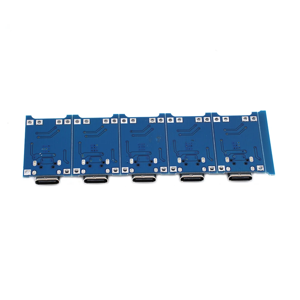 50PCS 5V 1A For USB-C Input Lithium For Battery For Charger PCB for 3.6V 3.7V Cells with Short Circuit and Thermal Protection