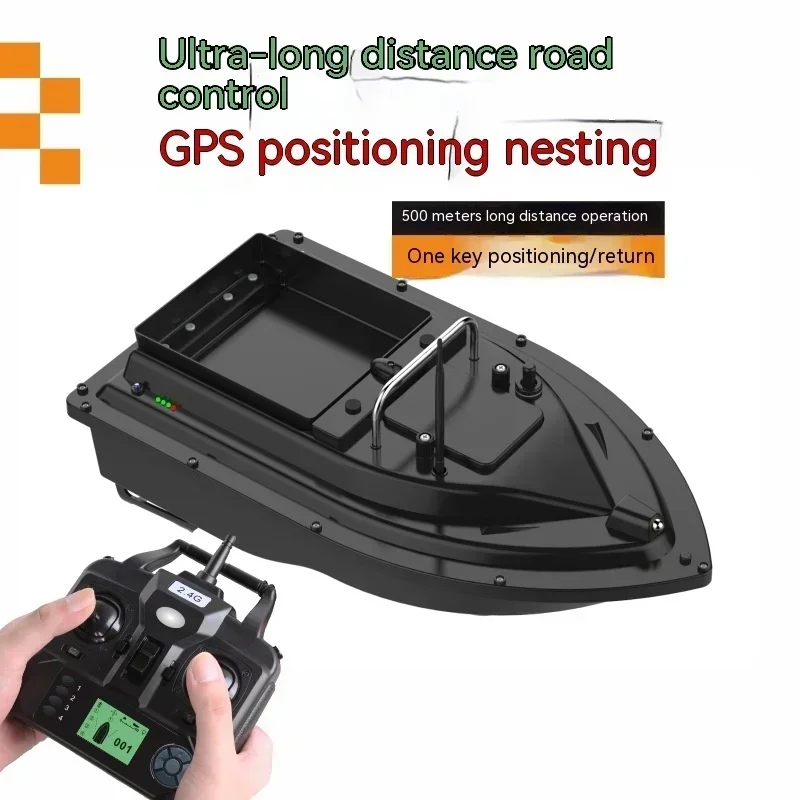 Fishing Remote Control Nesting Boat Intelligent Gps Positioning Automatic Return 500 Meters Remote Control Bait Feeding Hook