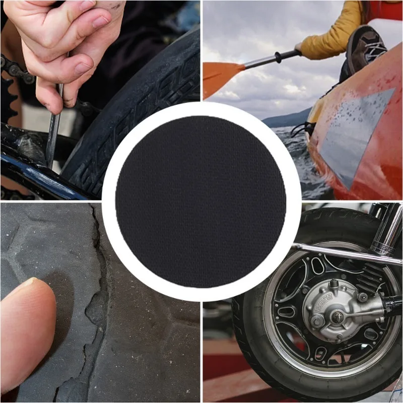 Bike Ultra Thin Tire Patches Fast Repair Tool Without Glue Mountain/Road Bike Tyre Inner Tube Repair Patches Bicycle Accessories