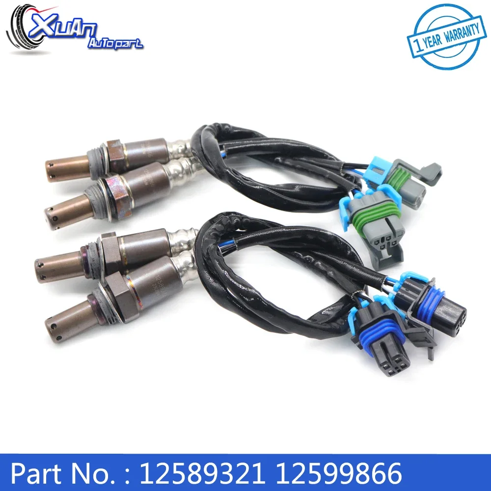 

12589321 12599866 for Chevy Silverado Suburban Tahoe GMC Sierra Yukon Up+Downstream Air Fuel Ratio Lambda O2 Oxygen Sensor