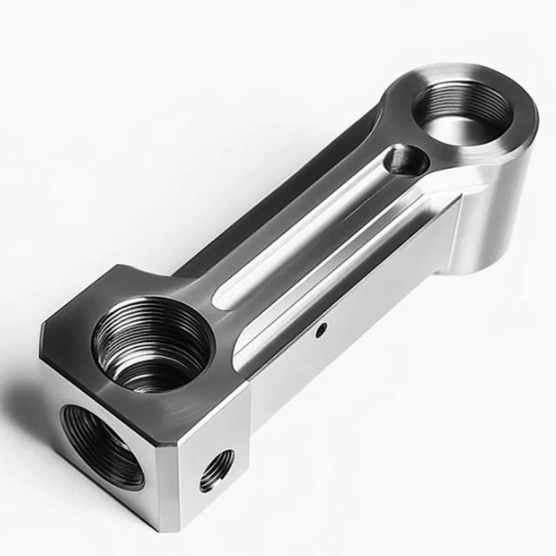 OEM Custom 6061 Aluminum Alloy CNC Milling Long Linear Locating Strip Precision Machined Multi Counterbore Hole Positioning Bar