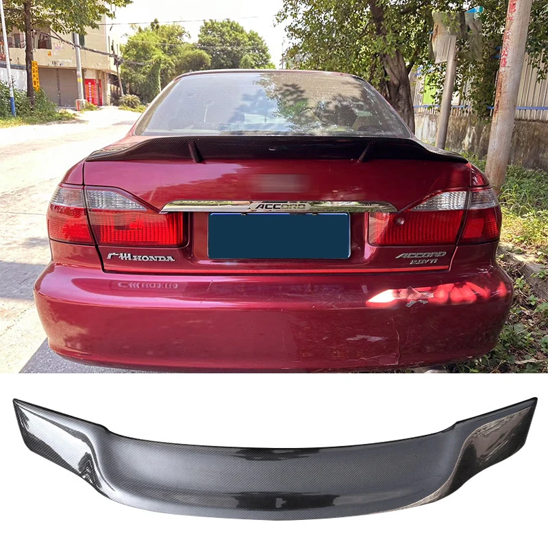 Carbon Spoiler for Accord 6th 1998 1999 2000 2001 2002 Type R Car Rear Ducktail Wing Accessories