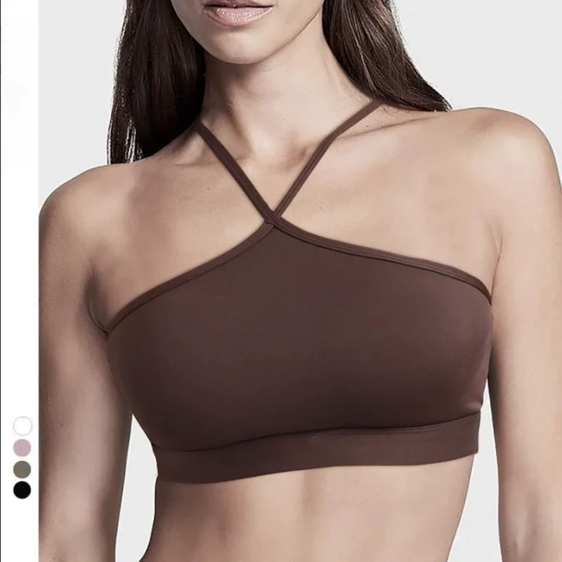 Yoga bras without steel rings women's fashion quick-drying high-elasticity tight breathable comfortable sports fitness clothing