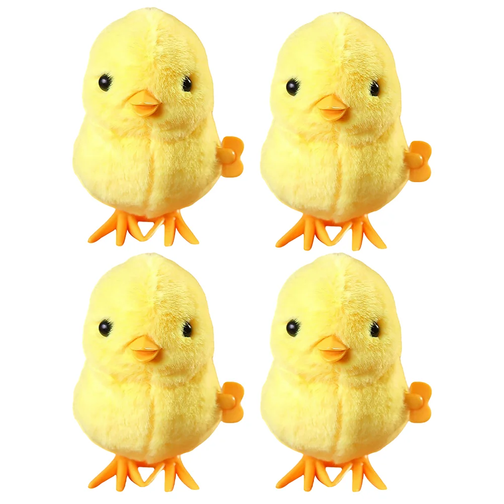 Windup Toys for Kids Plush Jumping Chicken Children’s Little Animals Baby Walking