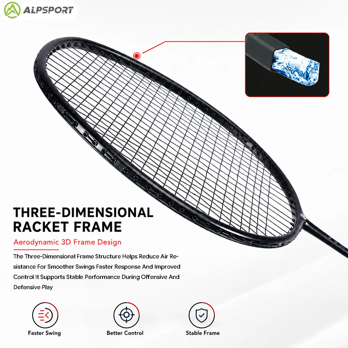 ALPSPORT RR 2Pcs Badminton Rac - Badminton Raket ulasan dan harga