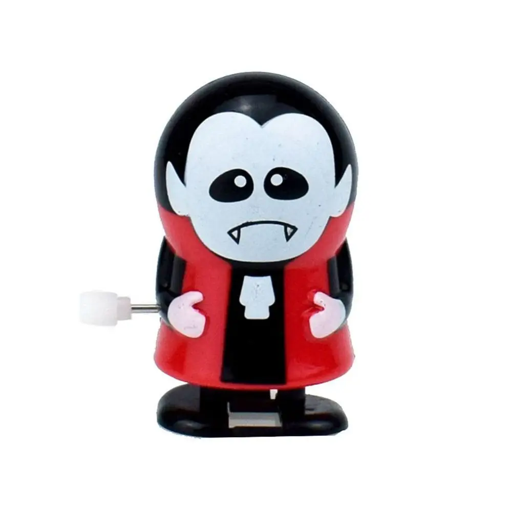 Cartoon Halloween Series Wind-up Toy Jumping Ghost Halloween Clockwork Toys Pumpkin Fairy Spirit Prank Toys Gift
