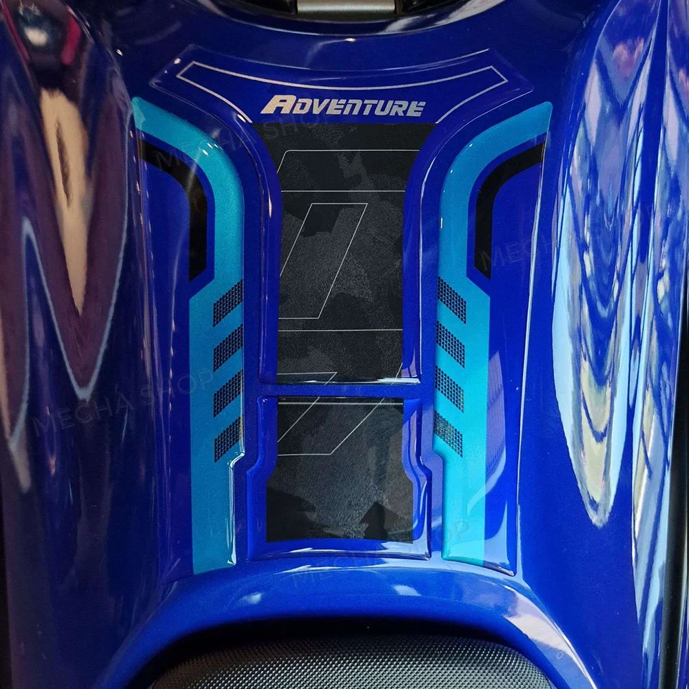 For TENERE 700 T700 2025 2026 3D Resin Sticker Protection Kit Tank Pad Fuel Tank Protector Decorative Decal