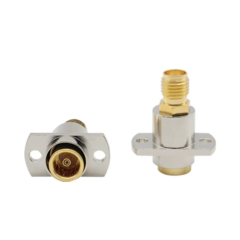 1Pcs SMA-BMA/KKF High Frequency Connector 0-18G Floating Blind Mate Adapter BMA Female to SMA Female Conversion