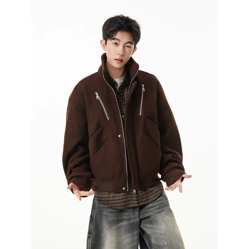 

2026 Autumn Winter Quilted Jacket Men Women Thickened Padded Loose Casual Stand Collar Coat