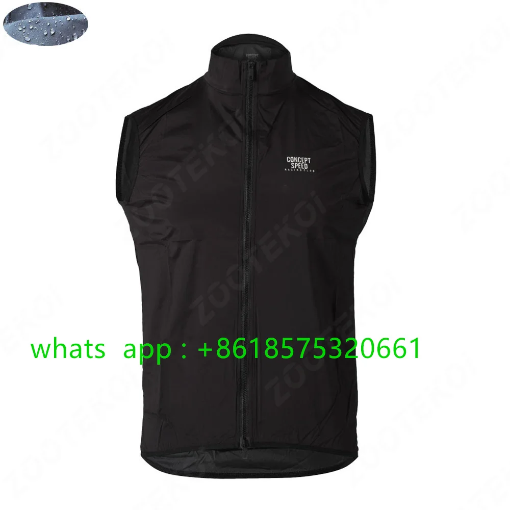 New Cycling Jacket Men's Windproof Cycling Jacket Road Bike Waterproof Jacket Zipper Cycling Quick