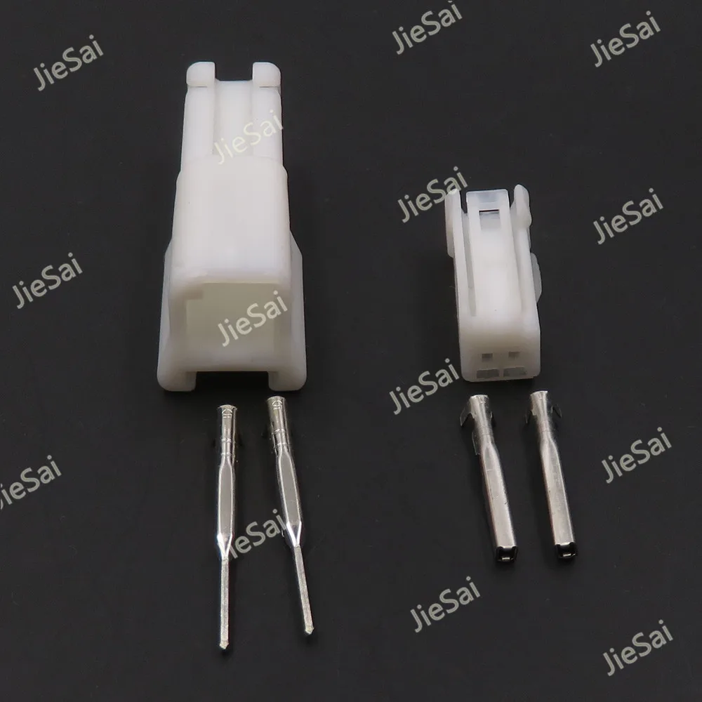 2 Pin Auto Wiring Connector 6098-5071 6098-5070 Automotive Female Male Plug Car Atmosphere Light Socket For Honda Toyota