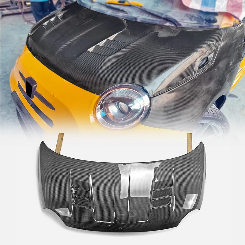 

For Fiat 595/500 Abarth EPA Type Vented Hood (500 EU Pre-Facelift S3) - European Hot Hatch Exterior Cooling Hood, Precise-Fit