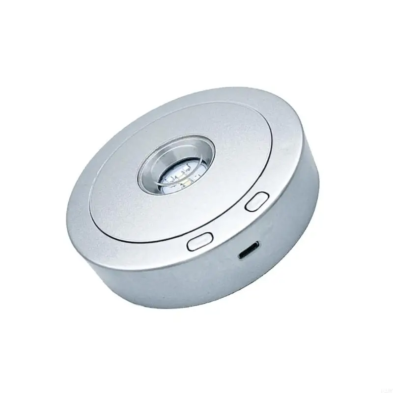 

Multicolor LED Rotating Base Quiet Jewelry Display Stand Rotating LED Light Stand for Glass Sculpture Presentation