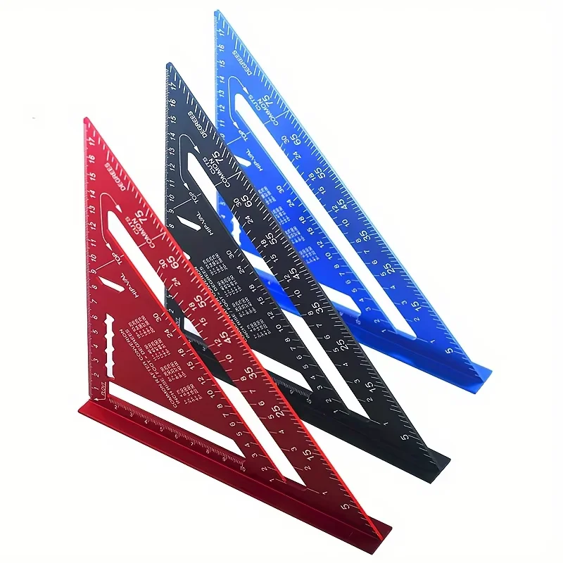 7-Inch Metric British Profile Oxidized Triangle Plate 90 Degrees 45 Degrees Triangle Square