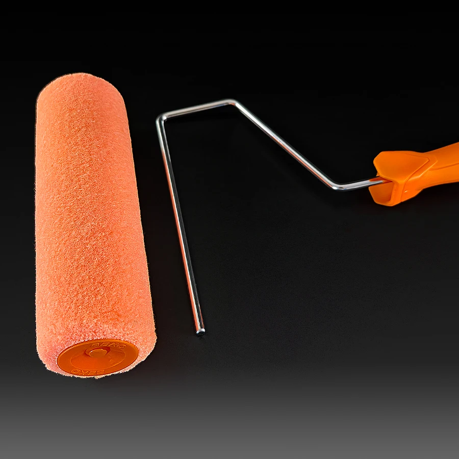 Picture 5: 9 Inch Orange Peel Pattern Paint Roller Sealed Packaging Waterproof Special No Dead Angle Roller Brush for Interior Wall Art Pai