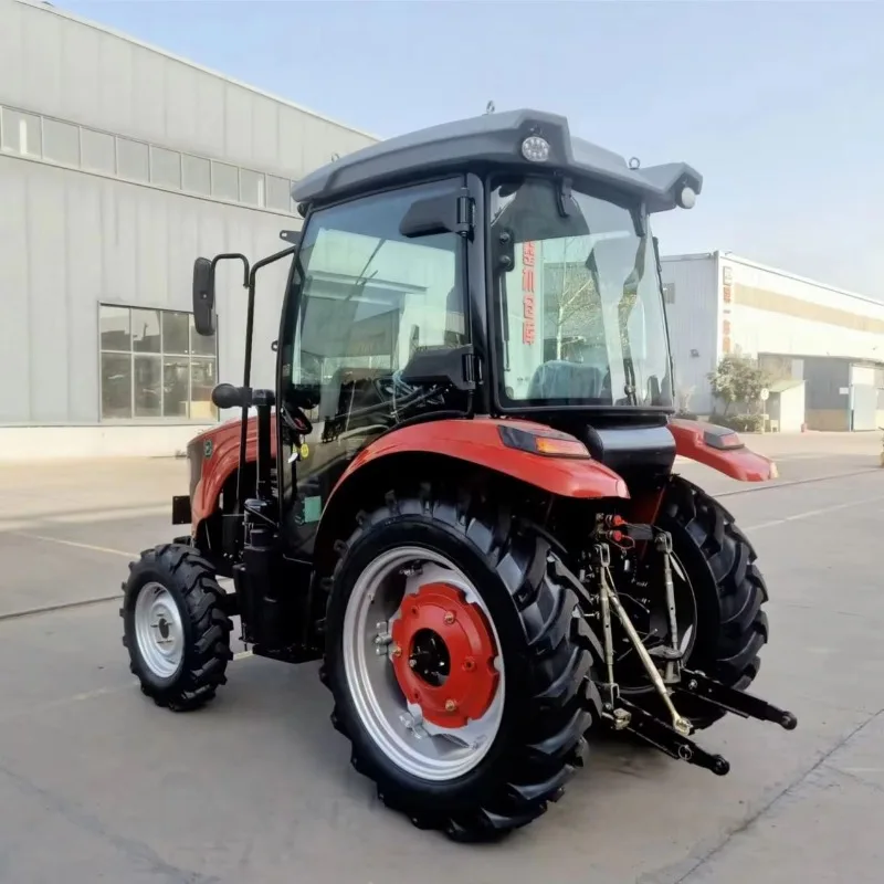 50HP 4X4 4WD Compact Mini Tractor Multifunctional Small Agricultural Farm Machinery
