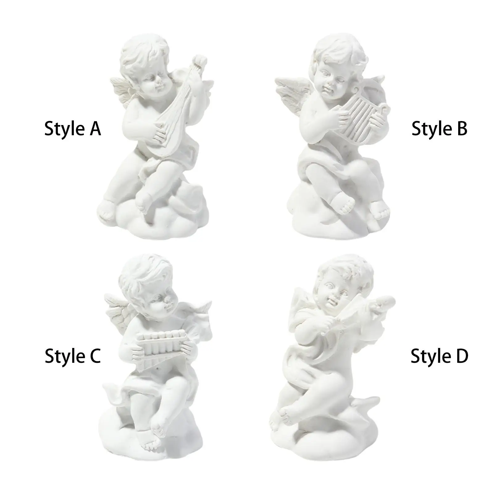 

Статуя Ангела, Очаровательная скульптура Cherub для камина, полки,