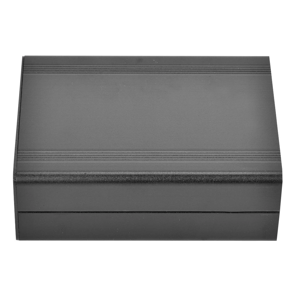 Aluminum Alloy Project Box DIY Sandblast Oxidized Black Enclosure Electronic Protection Case