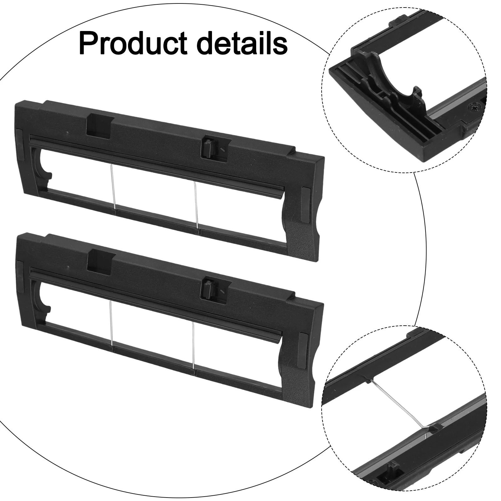 1/2pcs Main Brush Guard For Honiture For Q6 Pro / For Airrobo For T10 / For Laresar For L6 Pro Robot Vacuum Cleaner Accessories