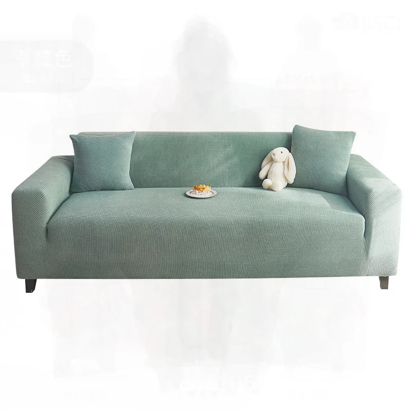 

Универсальный эластичный чехол для дивана, универсальный чехол с защитой от царапин и кошек, полное покрытие для всех сезонов, однотонный бархатный диван из кукурузы