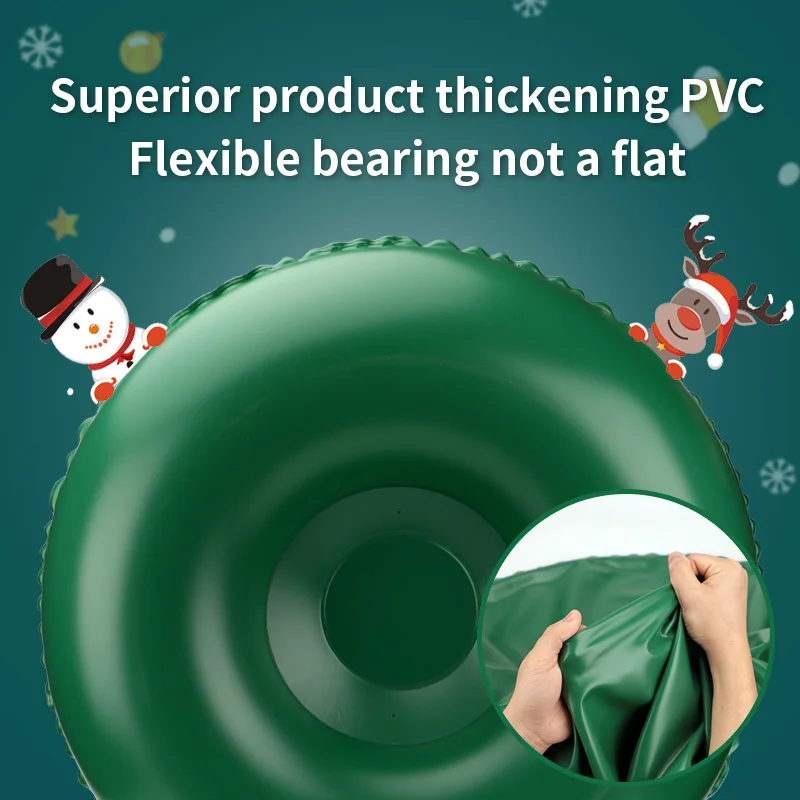 PVC 재질의 튼튼한 눈썰매, 어린이용 겨울 야외 썰매 스포츠, 재미있는 겨울 눈썰매